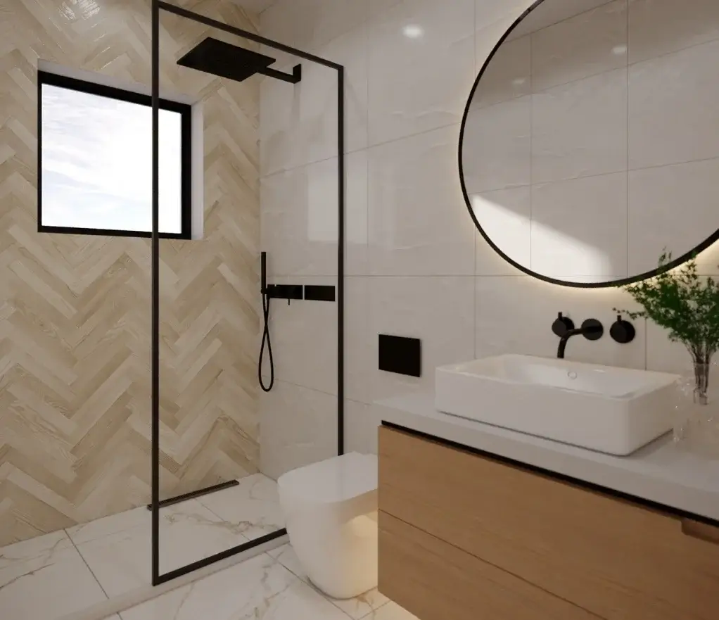 Well-maintained bathroom with scheduled home cleaning in Millersville